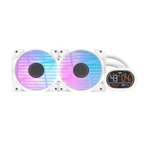 Darkflash DH240D CPU water cooler baltos spalvos