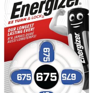 Elementai Energizer, ZA675/PR44, 1.4V, 4 vnt