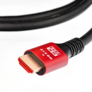 Kabelis HDMI 2.1 Kabelis 8K 60Hz / 4K 120Hz – Ultra High Speed, HDR, eARC, VRR, 48Gbps 2 m juodos spalvos - Image 4