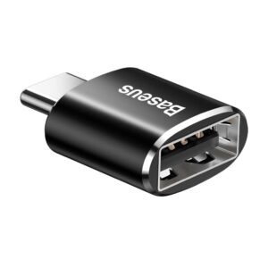 BASEUS adapter OTG Type C (mae) to USB A (female) 2,4A CATOTG-01 black - Image 5