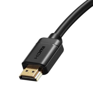 BASEUS kabelis HDMI į HDMI 4K 60Hz 2.0 HD CAKGQ-A01 1 m juodos spalvos - Image 3