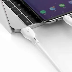 Dudao L2L USB-A / Lightning 3A kabelis 2m - baltos spalvos - Image 3