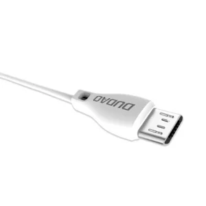 Dudao kabelis micro USB kabelis 2.4A 1m baltos spalvos (L4M 1m baltos spalvos) - Image 3