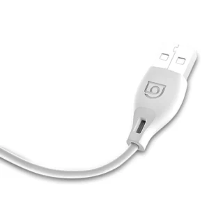 Dudao kabelis micro USB kabelis 2.4A 2m baltos spalvos (L4M 2m baltos spalvos) - Image 4