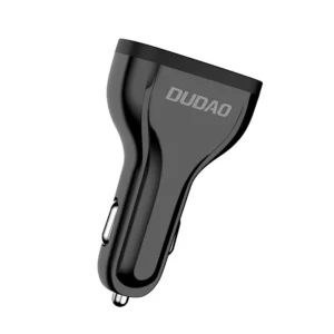 Dudao automobilinis įkroviklis quick charge Quick Charge 3.0 QC3.0 2.4A 18W 3x USB baltos spalvos (R7S baltos spalvos) - Image 3