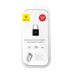 BASEUS adapter Micro USB to Type C black - Image 5