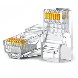 Ugreen 10x plug plug coupler end RJ45 8P8C Cat 6 transparent (50961) - Image 1