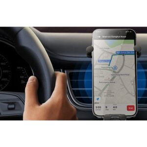 BASEUS automobilinis laikiklis with wireless charging for air vent 15W SUWX030001 juodos spalvos - Image 5