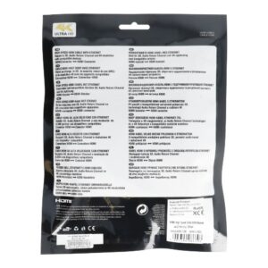 Kabelis HDMI į HDMI 4K 60Hz High Speed with Ethernet ver. 2.0 BLISTER 3 m juodos spalvos - Image 4