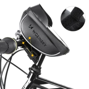 Wozinsky bike handlebar bag with phone case 1l juodos spalvos (WBB16BK) - Image 4