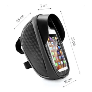 Wozinsky bike handlebar bag with phone case 1l juodos spalvos (WBB16BK) - Image 3