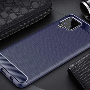 Carbon dėklas Flexible Cover TPU Samsung Galaxy A42 5G dėklas telefonui juodos spalvos - Image 6