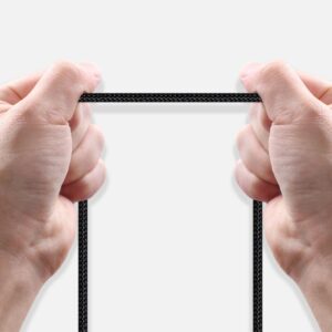 BASEUS kabelis Type C į Type C PD100W Power Delivery Tungsten Gold Fast Charging CATWJ-A01 2m juodos spalvos - Image 2