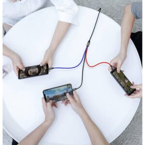 BASEUS kabelis 3in1 USB A į Micro USB / Lightning / Type C 3,5A CAMLT-BSY01 0,3 m juodos spalvos - Image 5