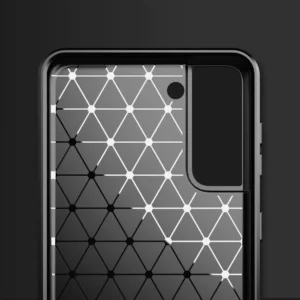 Carbon dėklas Flexible Cover TPU Samsung Galaxy S21+ 5G (S21 Plus 5G) dėklas telefonui juodos spalvos - Image 2