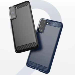Carbon dėklas Flexible Cover TPU Samsung Galaxy S21+ 5G (S21 Plus 5G) dėklas telefonui juodos spalvos - Image 7