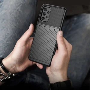 Thunder dėklas Flexible Tough Rugged Cover TPU Samsung Galaxy A72 4G dėklas telefonui žalios spalvos - Image 9