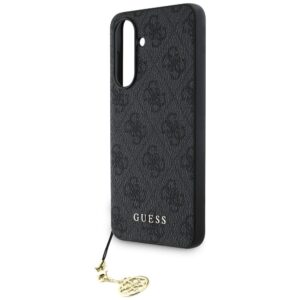 GUESS dėklas skirtas Samsung Galaxy A56 GUHCSA56GF4GGR (PU 4G Charm) juodos spalvos - Image 5