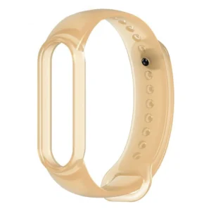 Silikoninis strap Xiaomi Mi Band 5 / 6 wristband strap - aukso spalvos