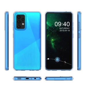 Gel dėklas cover Ultra Clear 0.5mm Samsung Galaxy A32 4G dėklas telefonui skaidrus - Image 4