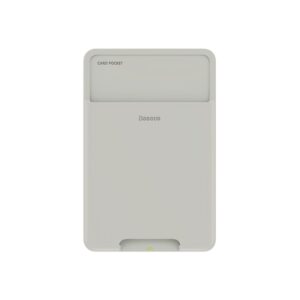 BASEUS back stick silicone card bag ACKD-A0G pilkos spalvos - Image 3