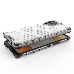 Honeycomb dėklas armor cover with TPU Bumper Samsung Galaxy A42 5G dėklas telefonui skaidrus - Image 3