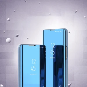 Clear View dėklas cover Samsung Galaxy A22 4G dėklas telefonui juodos spalvos - Image 3