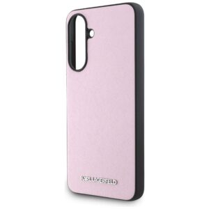KARL LAGERFELD dėklas skirtas Samsung Galaxy A56 KLHCSA56PSAFWMCP (Saffiano Metal logo) rožinės spalvos - Image 5