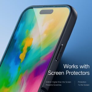Dux Ducis dėklas AIMO MAG compatible su MagSafe skirtas Apple iPhone 16 Pro juodos spalvos - Image 4