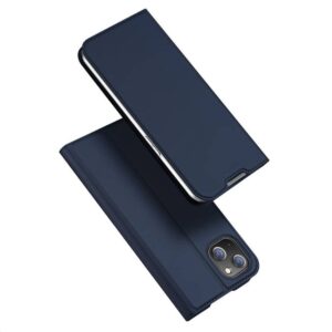 Dux Ducis atverčiamas dėklas SKIN PRO skirtas Apple iPhone 14 Plus mėlynos splalvos