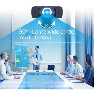 Webcam Full HD 1920*1080p/30fps ECM-CDV126C juodos spalvos - Image 5