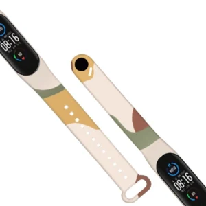 Moro apyrankė Xiaomi Mi Band 3 / 4 silicone strap watch bracelet pattern 7 - Image 3