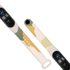 Moro apyrankė Xiaomi Mi Band 3 / 4 silicone strap watch bracelet pattern 10 - Image 3