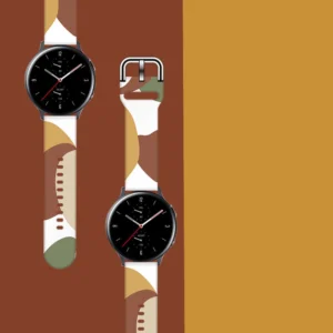 Moro apyrankė for Samsung Galaxy Watch 40 / 41 / 42 / 43 / 44 mm silicone bracelet watch band - pattern 4 - Image 3