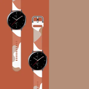 Moro apyrankė for Samsung Galaxy Watch 40 / 41 / 42 / 43 / 44 mm silicone bracelet watch band - pattern 5 - Image 3