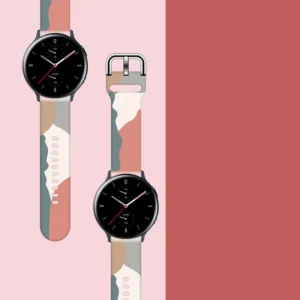 Moro apyrankė for Samsung Galaxy Watch 40 / 41 / 42 / 43 / 44 mm silicone bracelet watch band - pattern 15 - Image 3