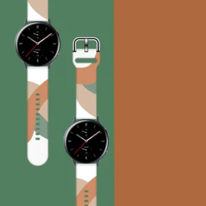 Moro apyrankė for Samsung Galaxy Watch 45 / 46 / 47 mm silicone bracelet watch band - pattern 3 - Image 3
