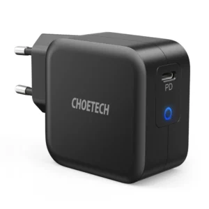 Choetech GaN USB Type C laidinis įkroviklis 61W Power Delivery juodos spalvos (Q6006)