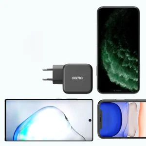 Choetech GaN USB Type C laidinis įkroviklis 61W Power Delivery juodos spalvos (Q6006) - Image 8