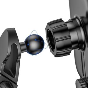 BASEUS automobilinis laikiklis with wireless charging automatic for air vent / windshield / console 15W WXHW03-01 silver - Image 5