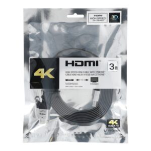 Kabelis HDMI į HDMI 4K 60Hz High Speed with Ethernet ver. 2.0 BLISTER 3 m juodos spalvos - Image 3