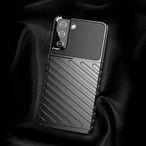 Thunder dėklas flexible armored cover Samsung Galaxy S22 + (S22 Plus) dėklas telefonui juodos spalvos - Image 3