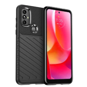 Thunder dėklas flexible armored cover Motorola Moto G Power 2022 dėklas telefonui juodos spalvos