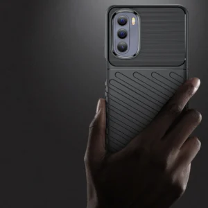 Thunder dėklas flexible armored cover Motorola Moto G Stylus 2022 dėklas telefonui juodos spalvos - Image 3
