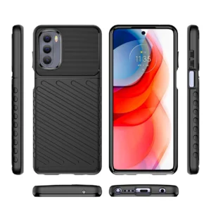Thunder dėklas flexible armored cover Motorola Moto G Stylus 2022 dėklas telefonui juodos spalvos - Image 8