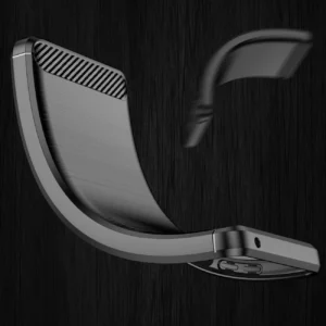 Carbon dėklas Flexible Cover Sleeve Xiaomi Redmi Note 11 dėklas telefonui juodos spalvos - Image 9