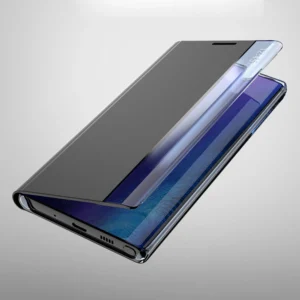New Sleep dėklas cover with a stand function Samsung Galaxy A03s (166.5) mėlynos spalvos - Image 6