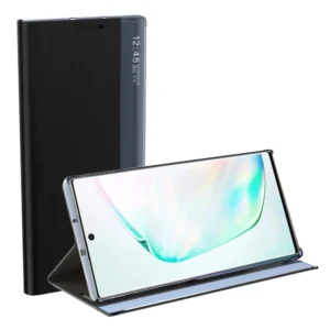 New Sleep dėklas cover with a stand function Samsung Galaxy A03s (166.5) mėlynos spalvos - Image 7