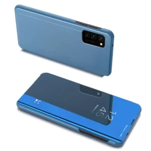 Clear View dėklas flip cover Samsung Galaxy A03s (166.5) mėlynos spalvos