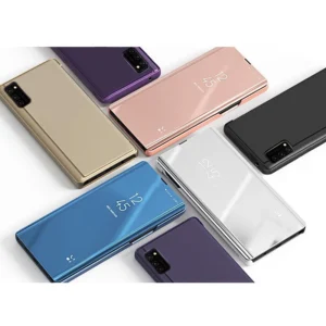 Clear View dėklas flip cover Samsung Galaxy A03s (166.5) mėlynos spalvos - Image 4